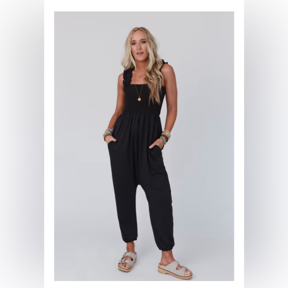 Willow Smocked Harlem Jumpsuit